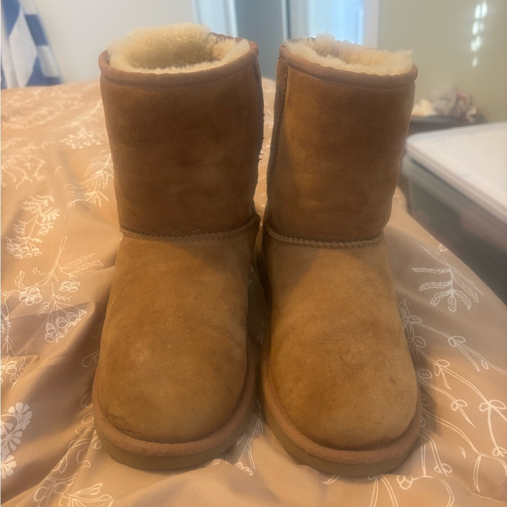 Ugg Classic Chestnut Suede Shearling Boots